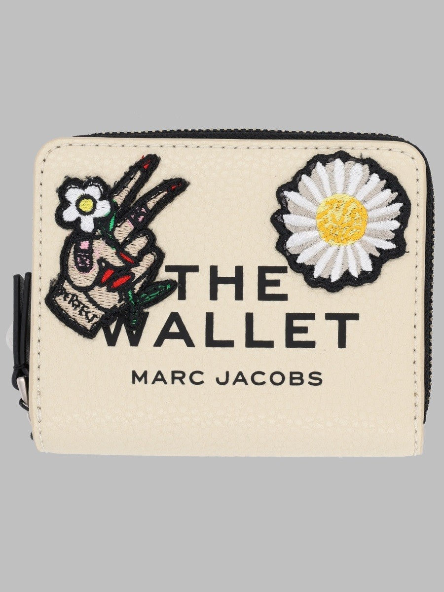 Marc Jacobs Women's Portafoglio Mini Camp Patchwork White