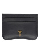 Ami Paris Unisex Porta Carte Wallet Black