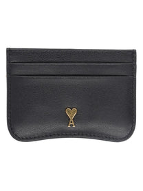 Ami Paris Unisex Portafoglio Porta Carte Black