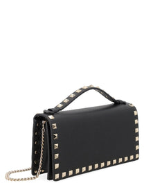 Valentino Women's Portafoglio Rockstud in Pelle Black