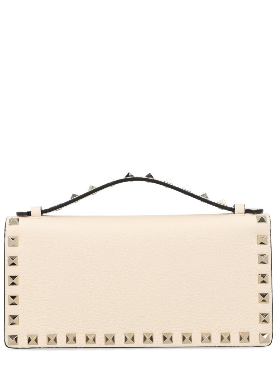Valentino Women's Portafoglio Rockstud in Pelle White
