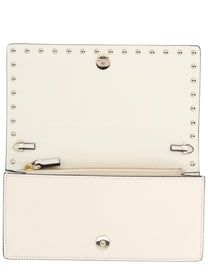 Valentino Women's Portafoglio Rockstud in Pelle White