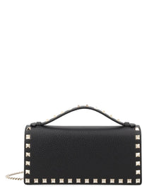 Valentino Women's Portafoglio Rockstud in Pelle Black
