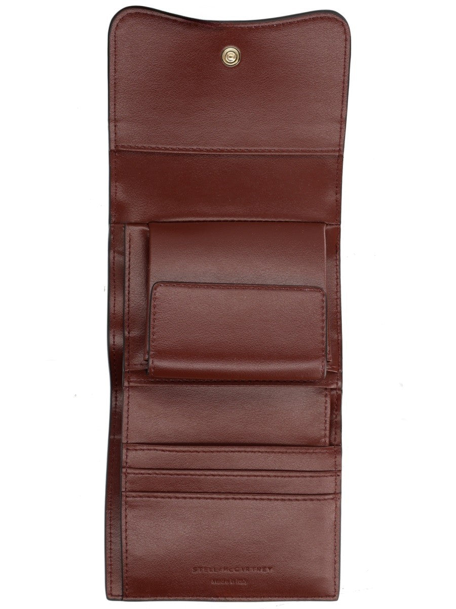 Stella McCartney Women's Portafoglio Ryder Trifold Red