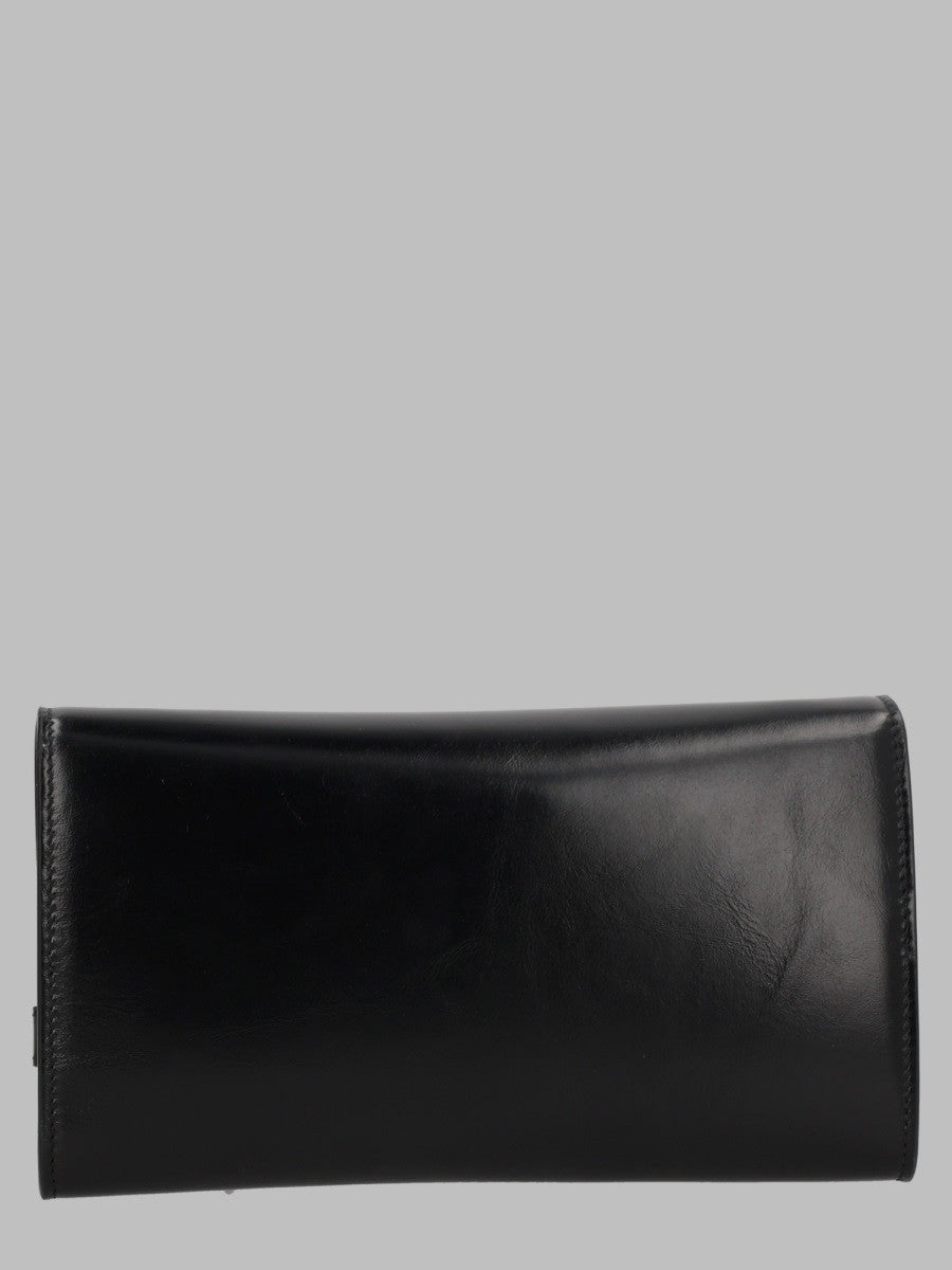 Balmain Women's Portafoglio Shuffle Con Tracolla Black