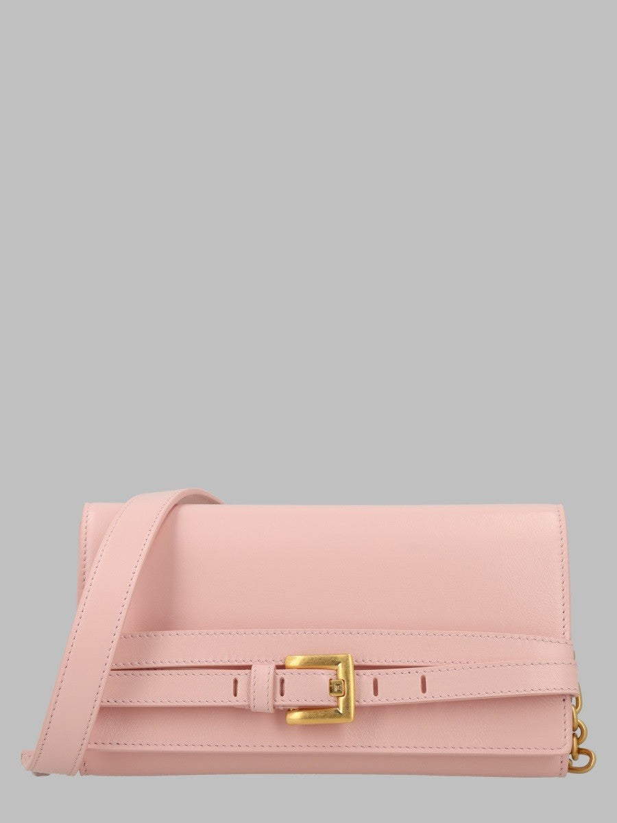 Balmain Women's Portafoglio Shuffle Con Tracolla Blue