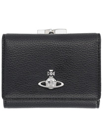 Vivienne Westwood Women's Portafoglio Small Frame Black
