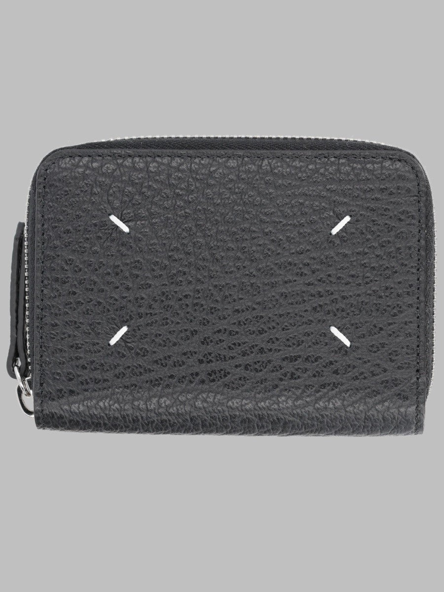Maison Margiela Unisex Portamonete Con Anello per Chiavi Black