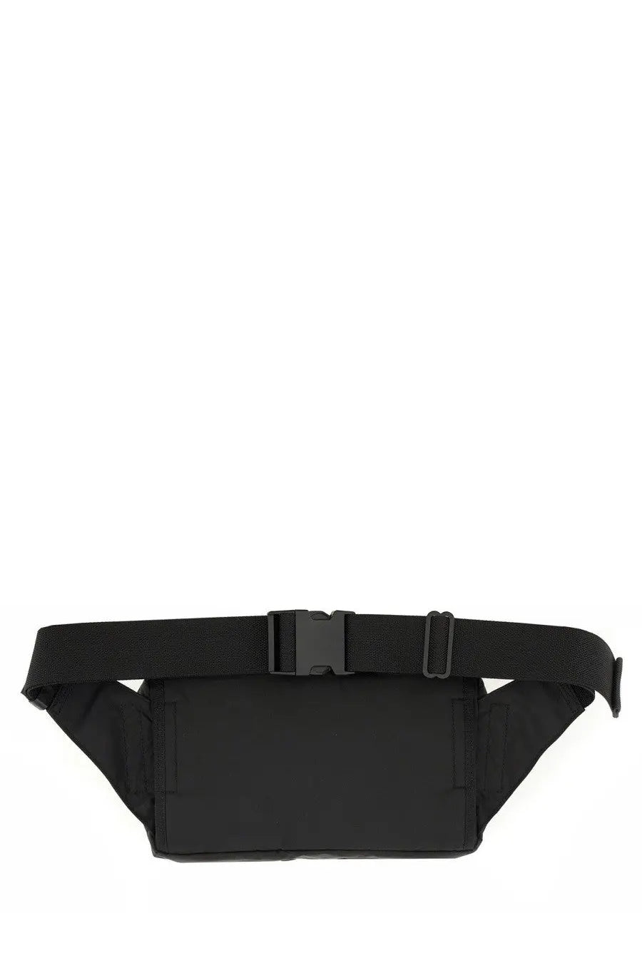 Porter-Yoshida &amp; Co men’s borsa force 2way waist black bag in black nylon with sleek minimalist design and adjustable strap