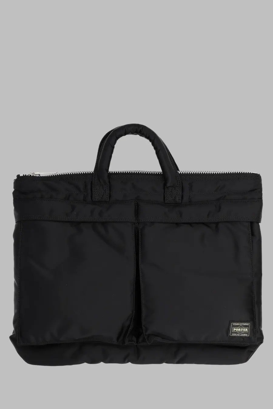 Porter-yoshida &amp; co men’s borsa tanker short helmet black porter briefcase with reinforced handles and structured design