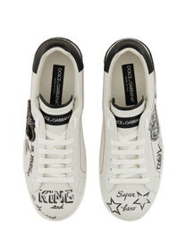 Dolce &amp; Gabbana Men's Portfino Sneaker White