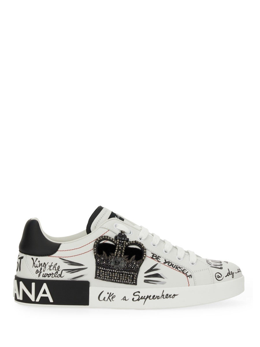 Dolce &amp; Gabbana Men's Portfino Sneaker White