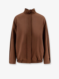 Hevò Women's Porto Selvaggio Wool Blend Jacket Brown