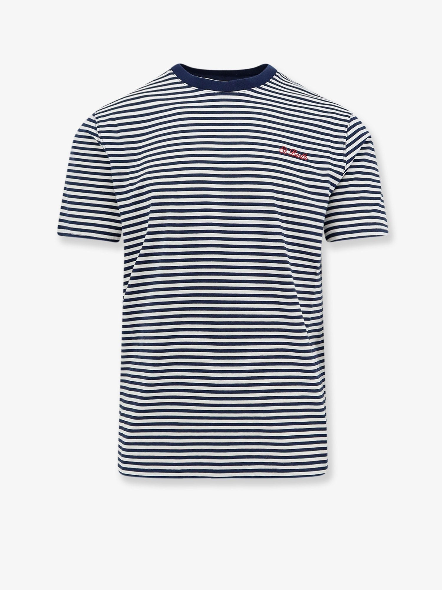 Mc2 Saint Barth Men's Portofino Cotton Shirt Blue