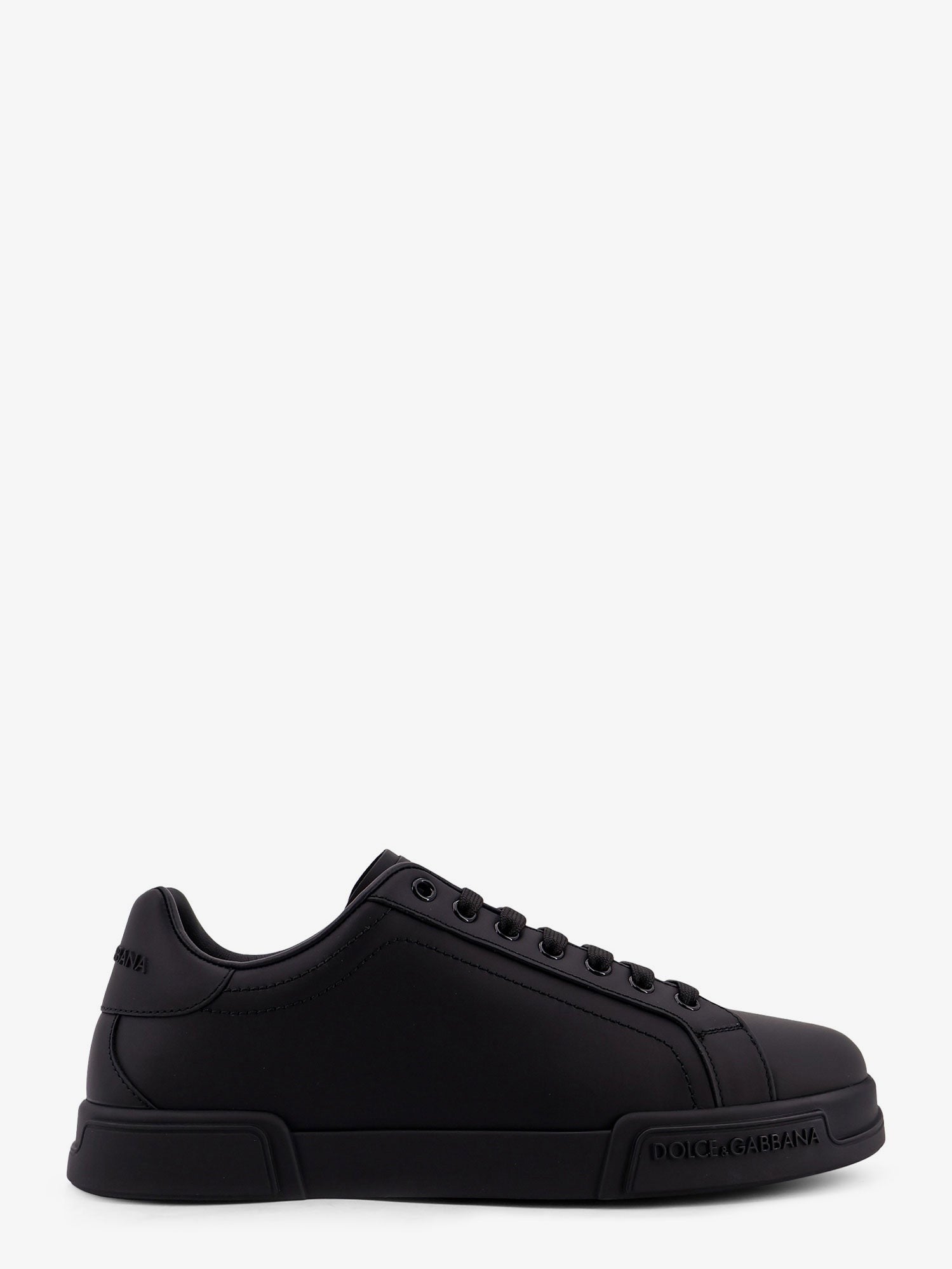 Dolce &amp; Gabbana Men's Portofino Leather Sneakers Black