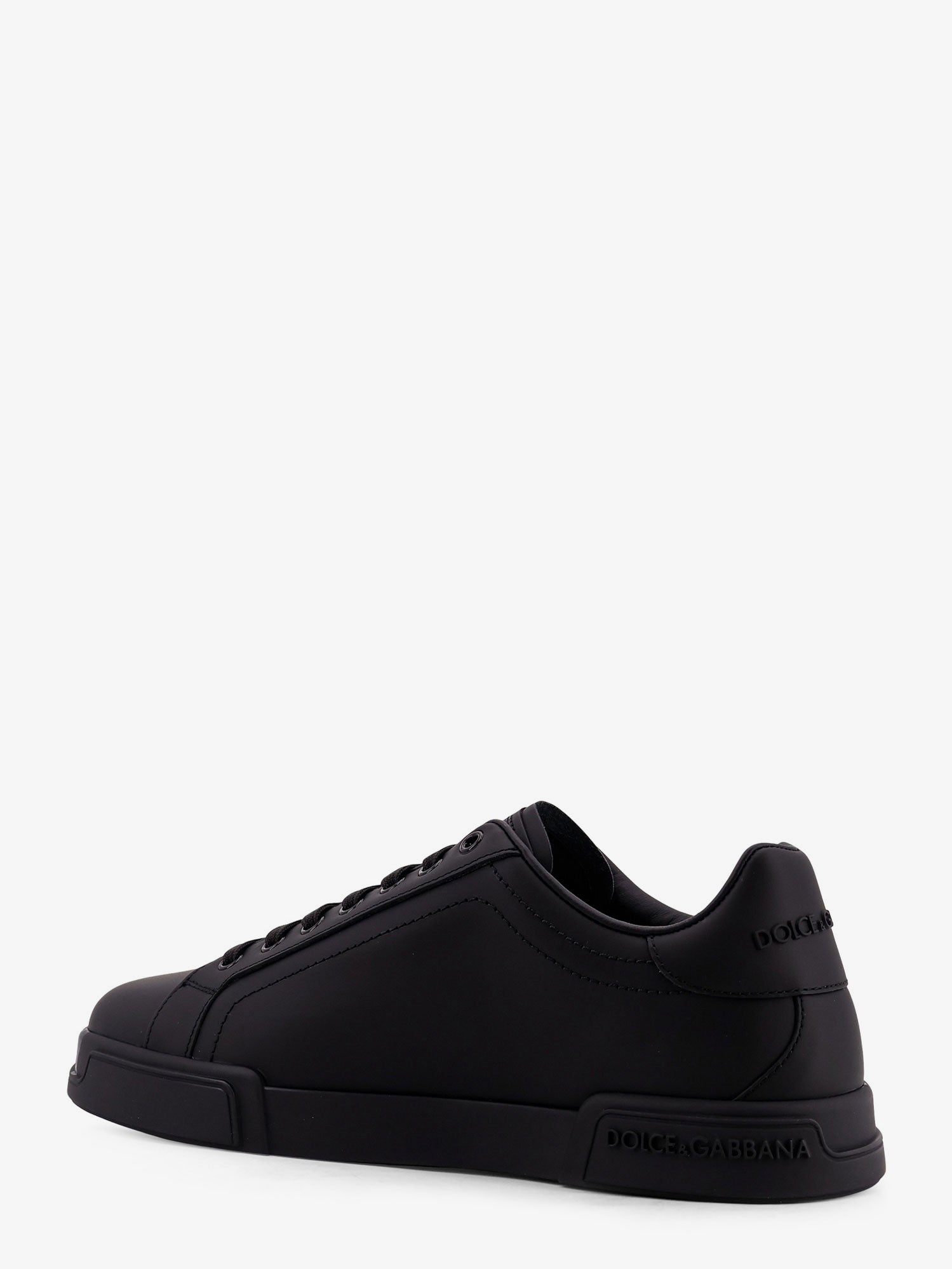 Dolce &amp; Gabbana Men's Portofino Leather Sneakers Black
