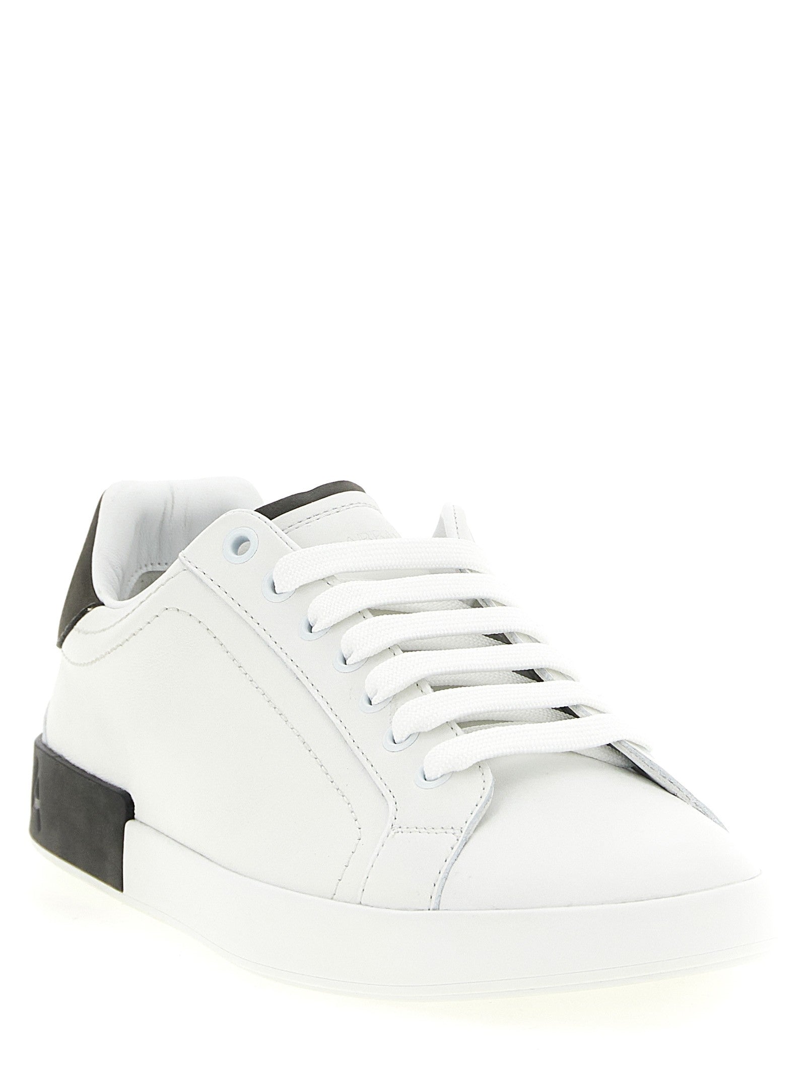 Dolce &amp; Gabbana Portofino Leather Sneakers White