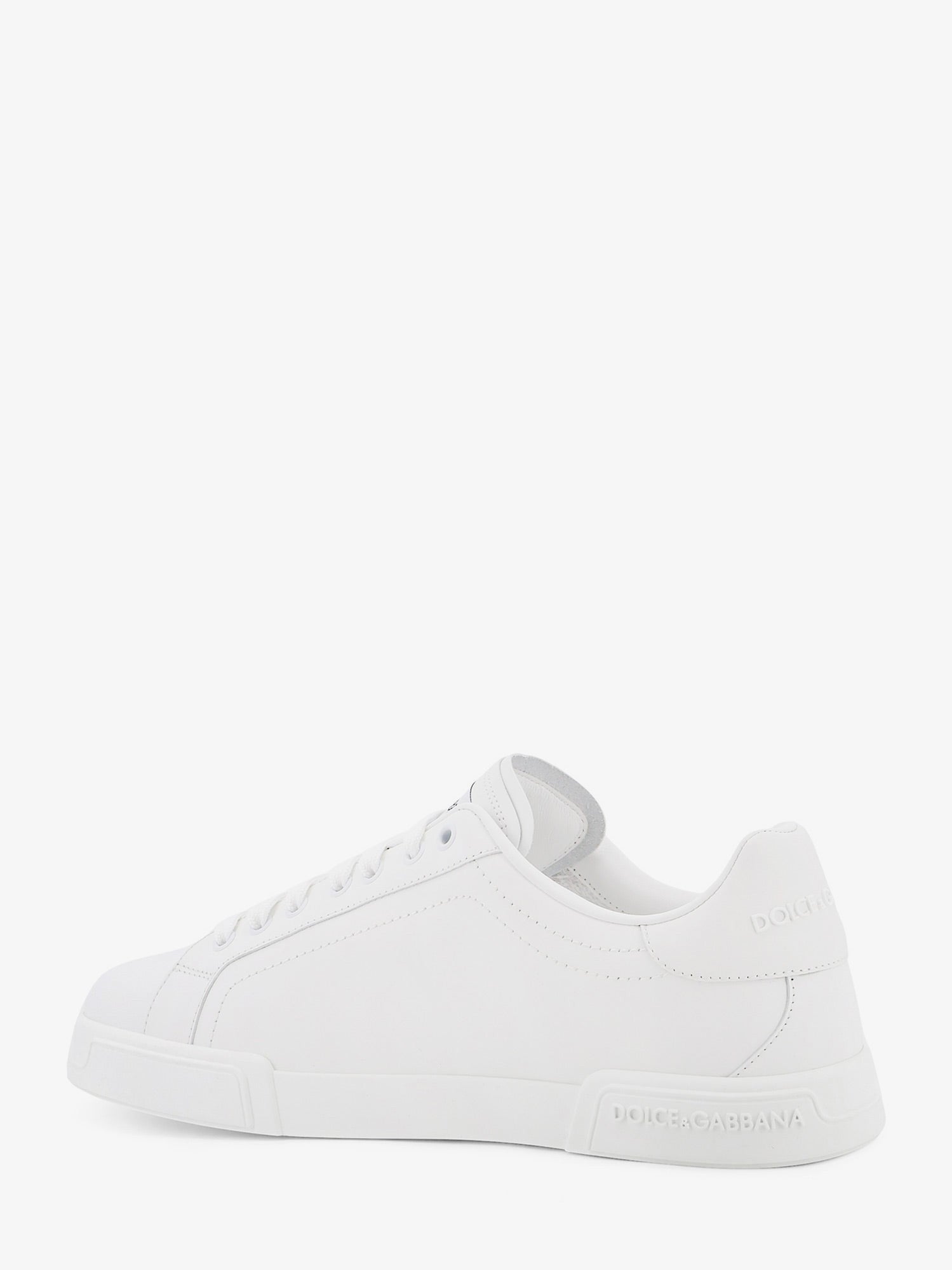 Dolce &amp; Gabbana Men's Portofino Leather Sneakers White