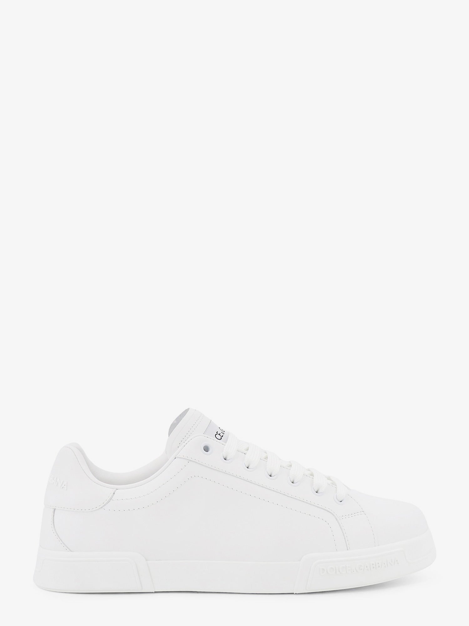 Dolce &amp; Gabbana Men's Portofino Leather Sneakers White