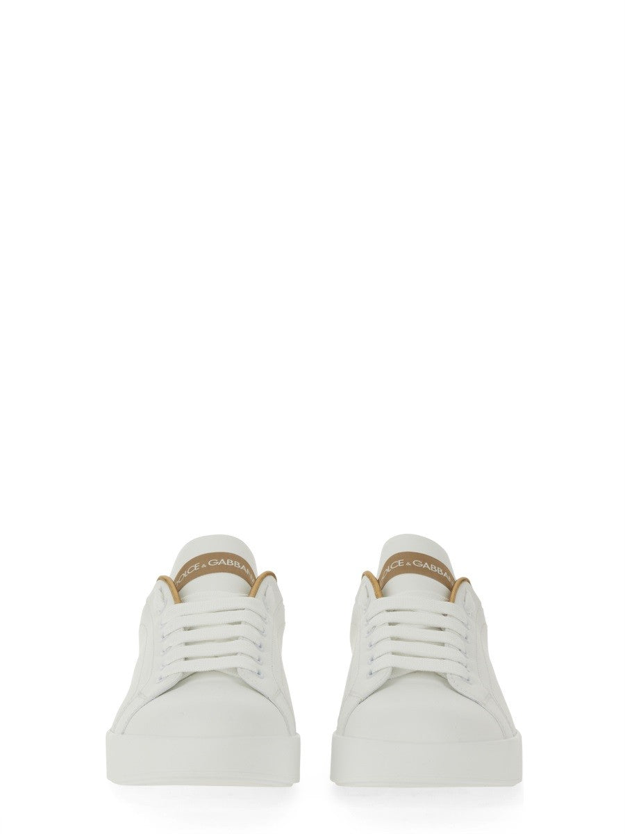 Dolce &amp; Gabbana Women's Sneaker Portofino Gold
