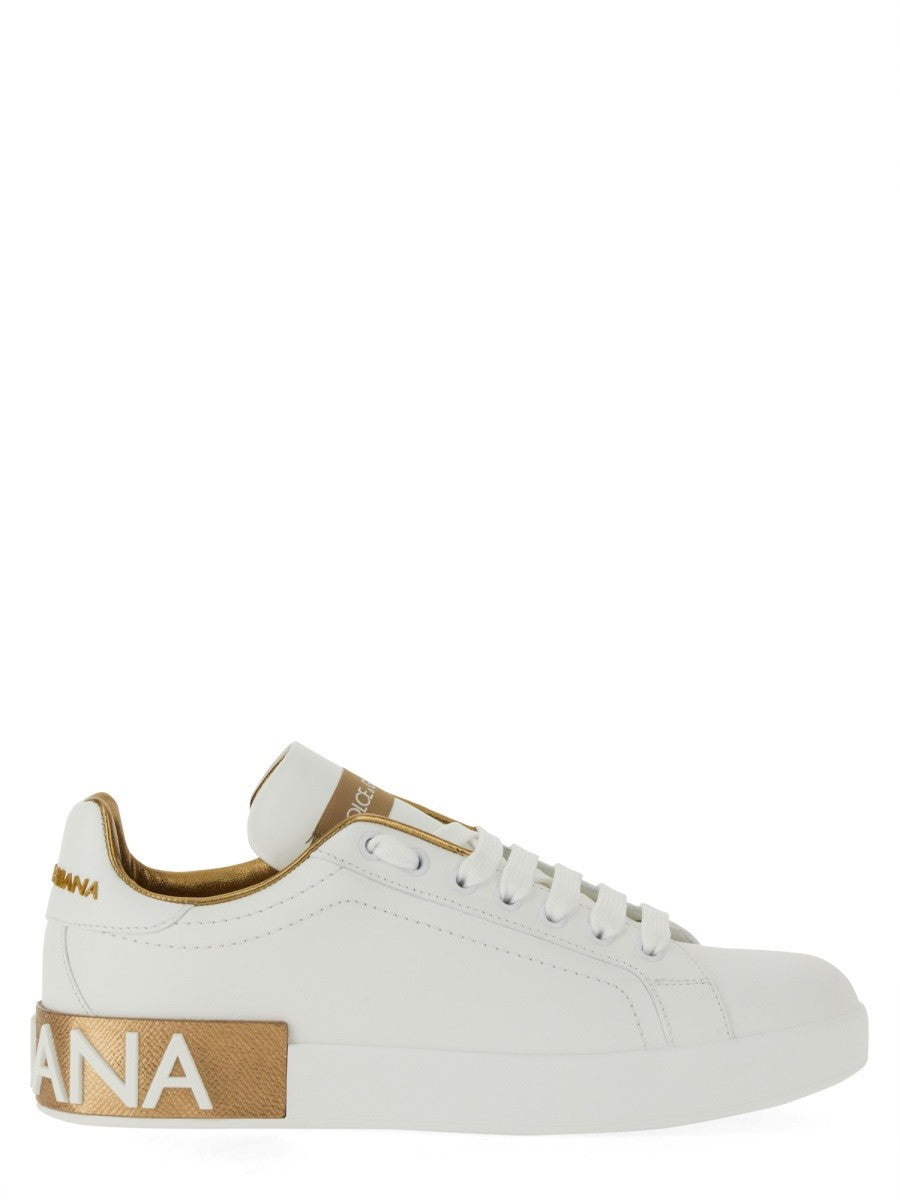 Dolce &amp; Gabbana Women's Sneaker Portofino Gold