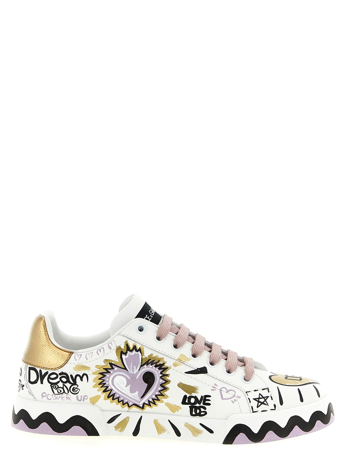 Dolce &amp; Gabbana Portofino Sneakers Gold