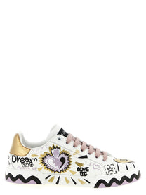 Dolce &amp; Gabbana Portofino Sneakers Gold