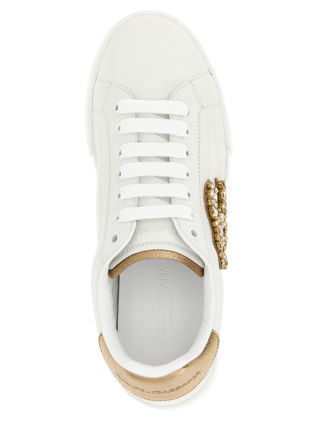 Dolce &amp; Gabbana Portofino Sneakers Gold, view 4