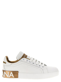 Dolce &amp; Gabbana Portofino Sneakers Gold