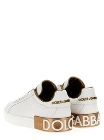 Dolce &amp; Gabbana Portofino Sneakers Gold