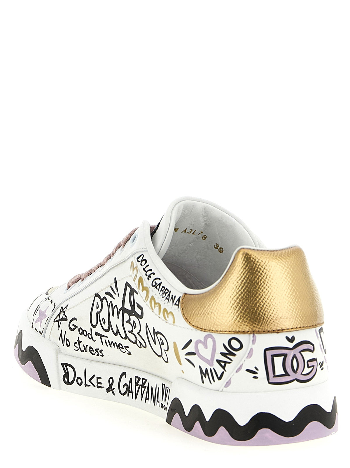 Dolce &amp; Gabbana Portofino Sneakers Gold