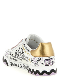 Dolce &amp; Gabbana Portofino Sneakers Gold