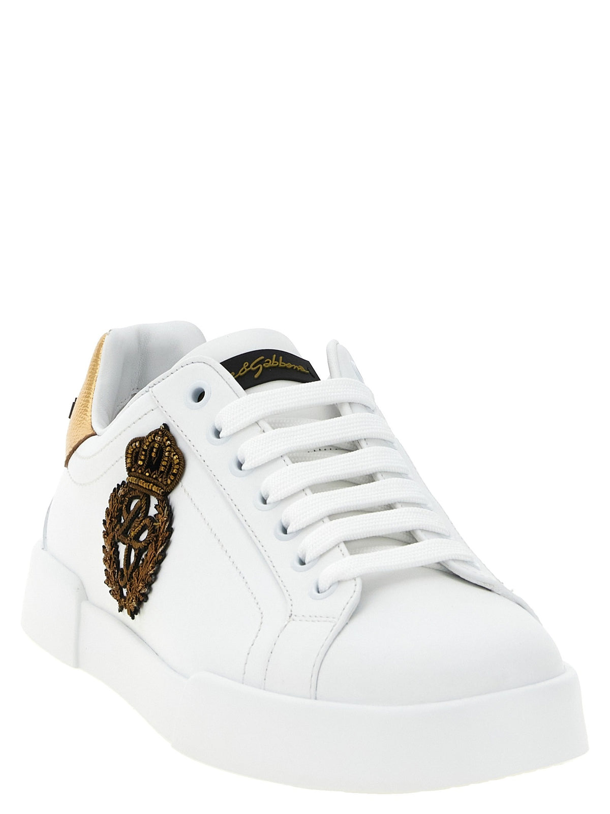 Dolce &amp; Gabbana Portofino Sneakers Gold, view 2