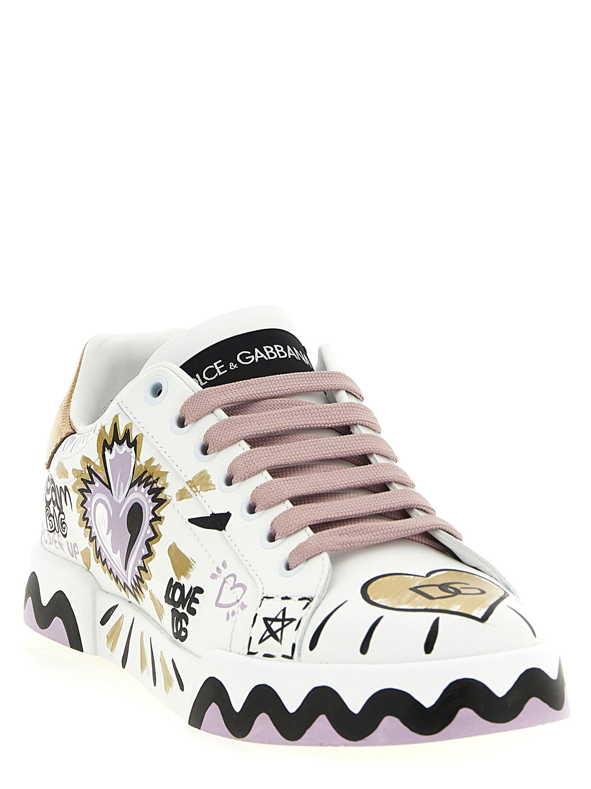 Dolce &amp; Gabbana Portofino Sneakers Gold