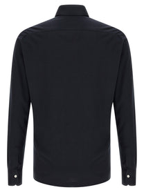 Kiton Positano Polo Shirt Blue