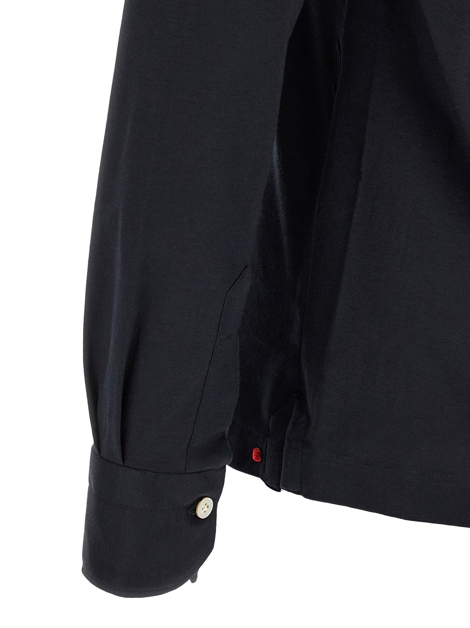 Kiton Positano Polo Shirt Blue