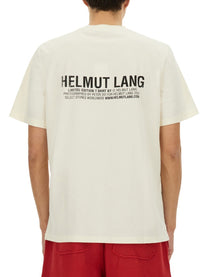 Helmut Lang Men's Postcard Building Shirt White
