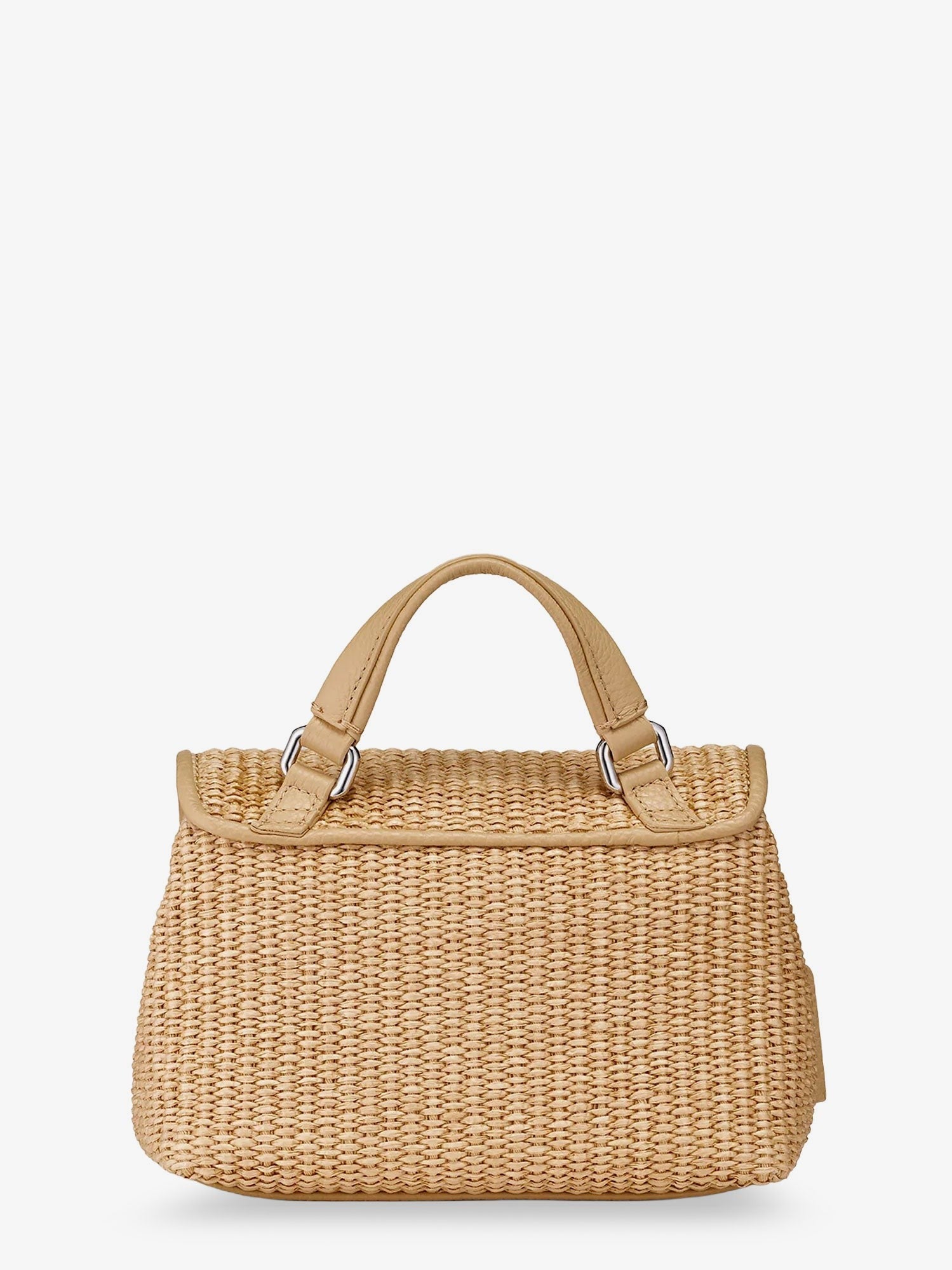 Zanellato Women's Postina Baby Wicker Crossbody Bag Beige