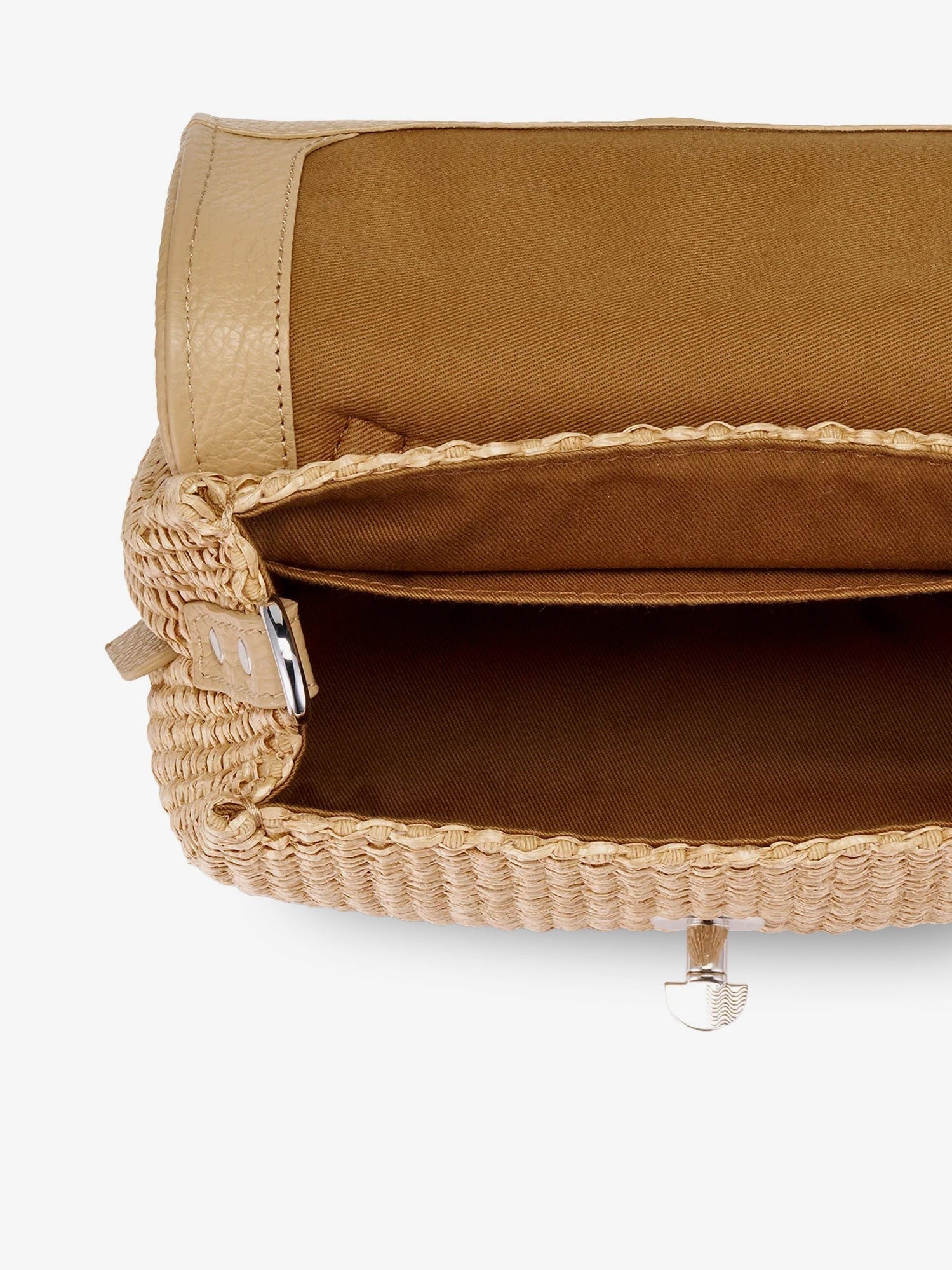 Zanellato Women's Postina Baby Wicker Crossbody Bag Beige