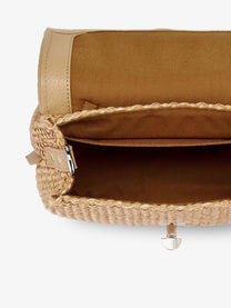 Zanellato Women's Postina Baby Wicker Crossbody Bag Beige