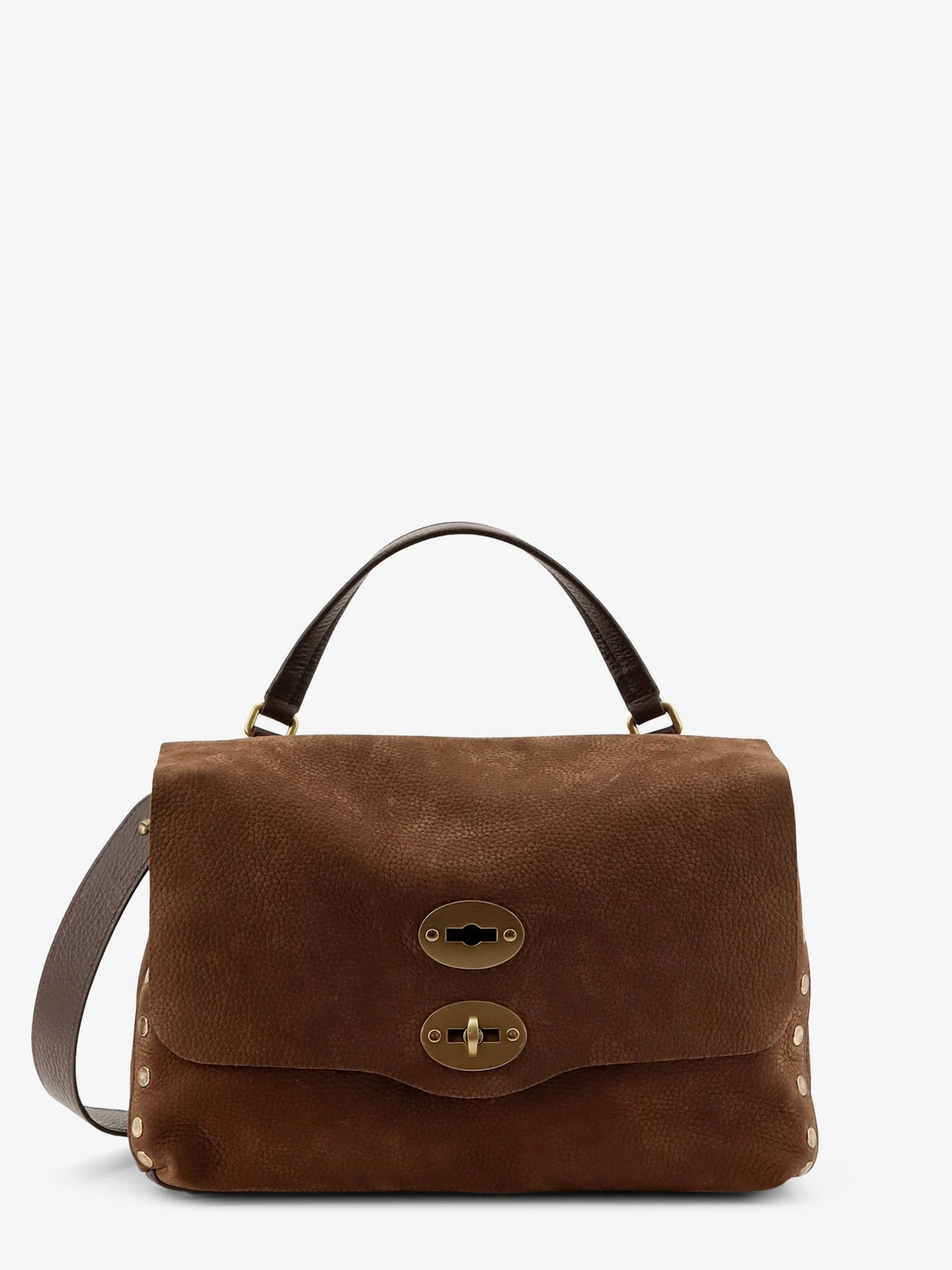 Zanellato Women's Postina Jones Nubuck Handbag Brown