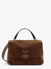 Zanellato Women's Postina Jones Nubuck Handbag Brown