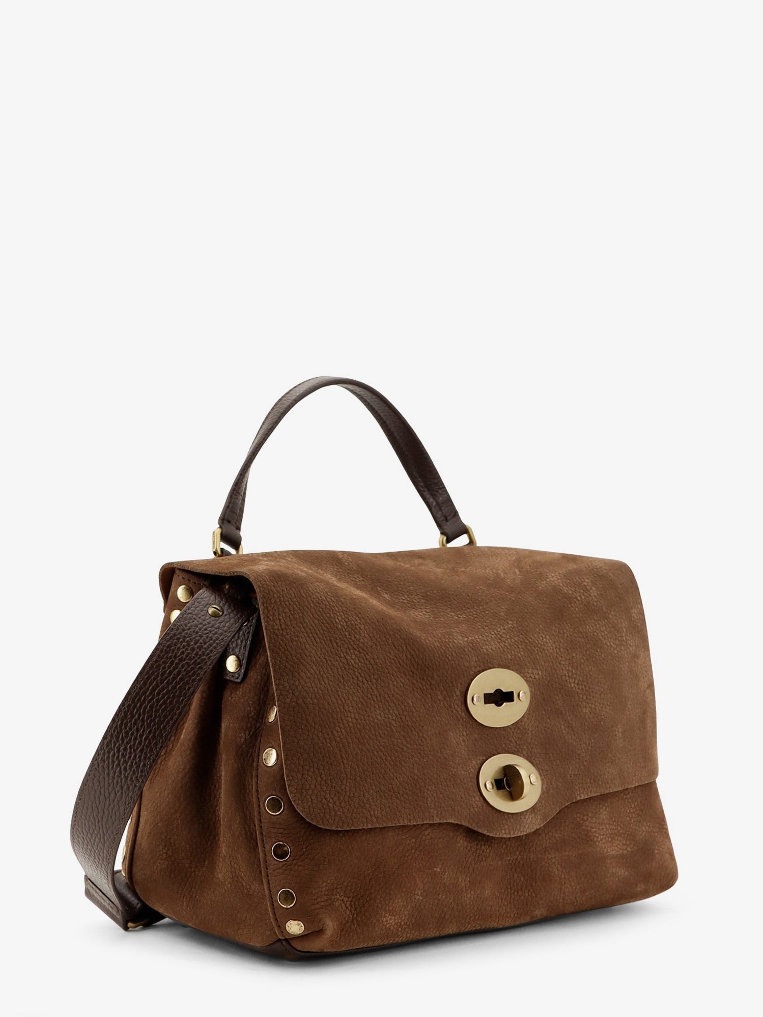 Zanellato Women's Postina Jones Nubuck Handbag Brown