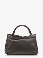 Zanellato Women's Postina Leather Shoulder Bag Brown, view 2