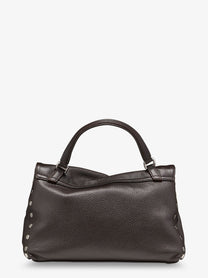 Zanellato Women's Postina Leather Shoulder Bag Brown, view 2