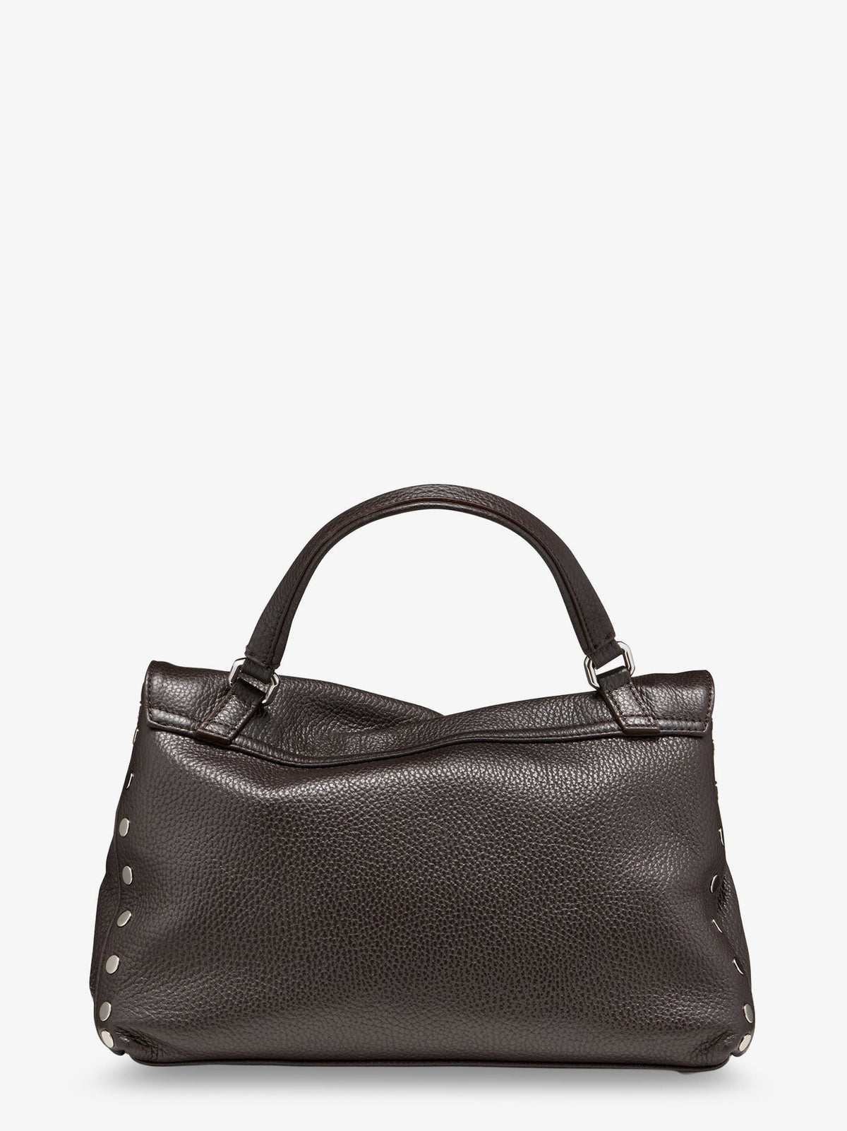 Zanellato Women's Postina Leather Shoulder Bag Brown, view 2