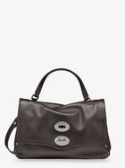 Zanellato Women's Postina Leather Shoulder Bag Brown