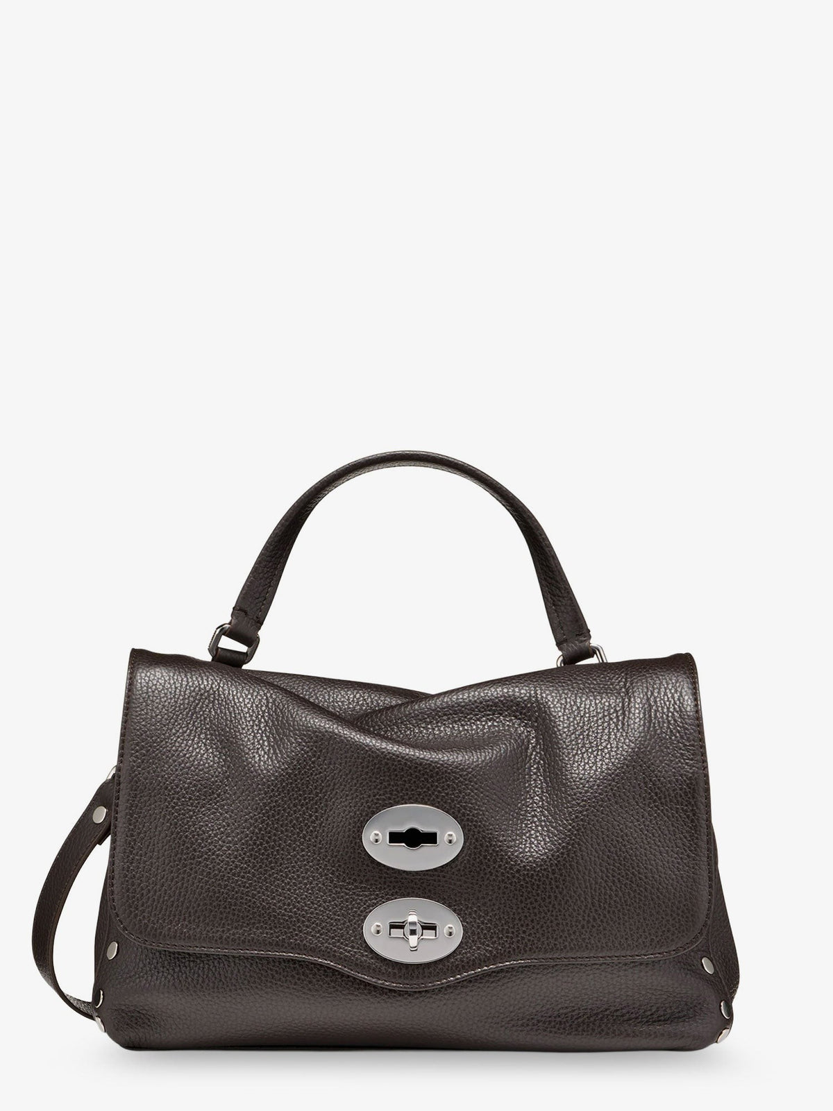 Zanellato Women's Postina Leather Shoulder Bag Brown