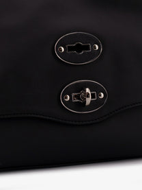 Zanellato Women's Postina Leather Crossbody Bag Black