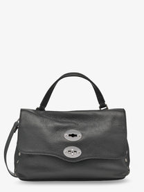 Zanellato Women's Postina Leather Crossbody Bag Grey